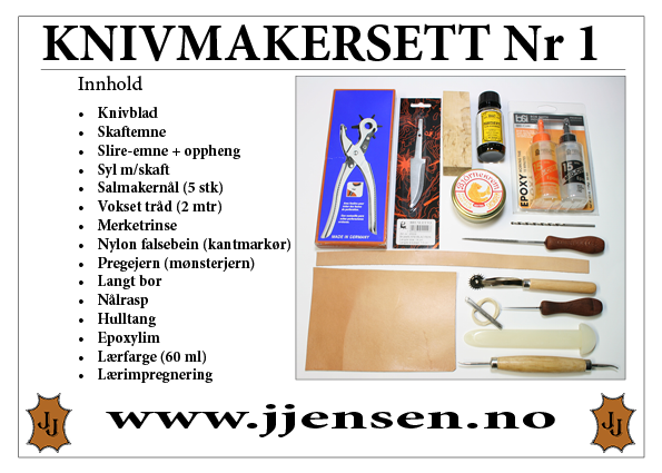 Knivmakersett Nr 1 Knivmakersett Nr 1