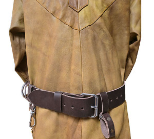 Arbeidsbelte utstyrsbelte i kraftig lær