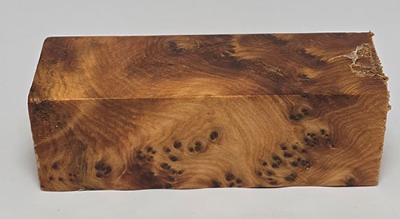 Thuya Burr knivskaft